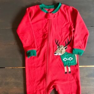 Carter's Boys 1 piece Xmas 3T PJ Set- Preowned
